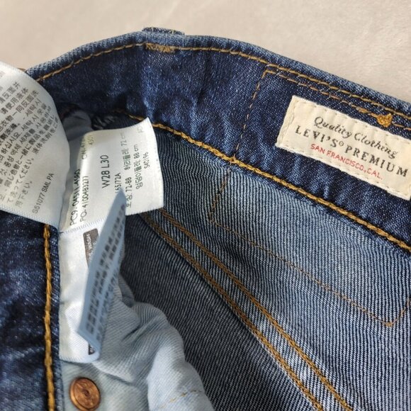 Levi's 511 Denim Slim Tapered Fit Men's Jeans | Size 28x30 - Picture 3 of 7